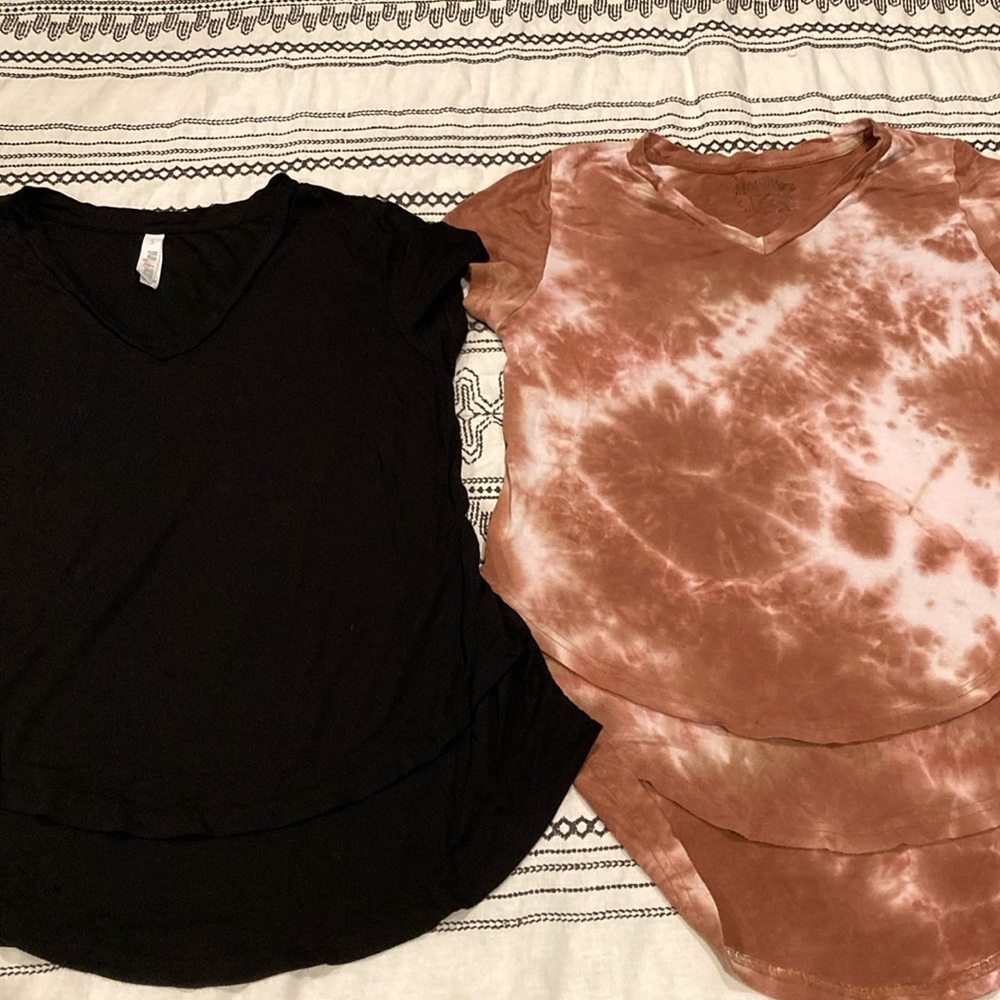 Lot of 2 Latched Mama Nursing T-shirts